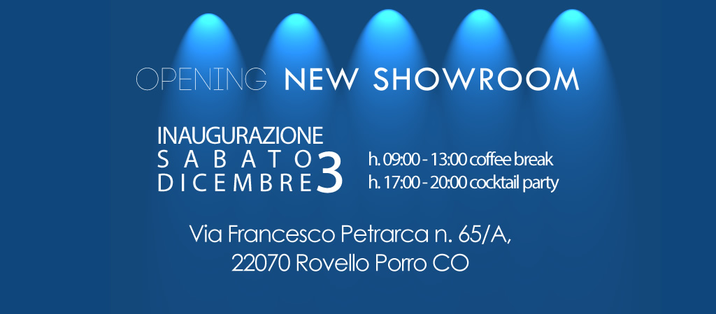 Scopri il nostro nuovo Showroom!